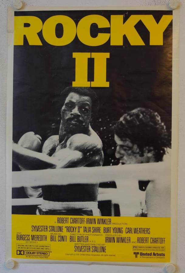 Rocky II original release US Onesheet movie poster